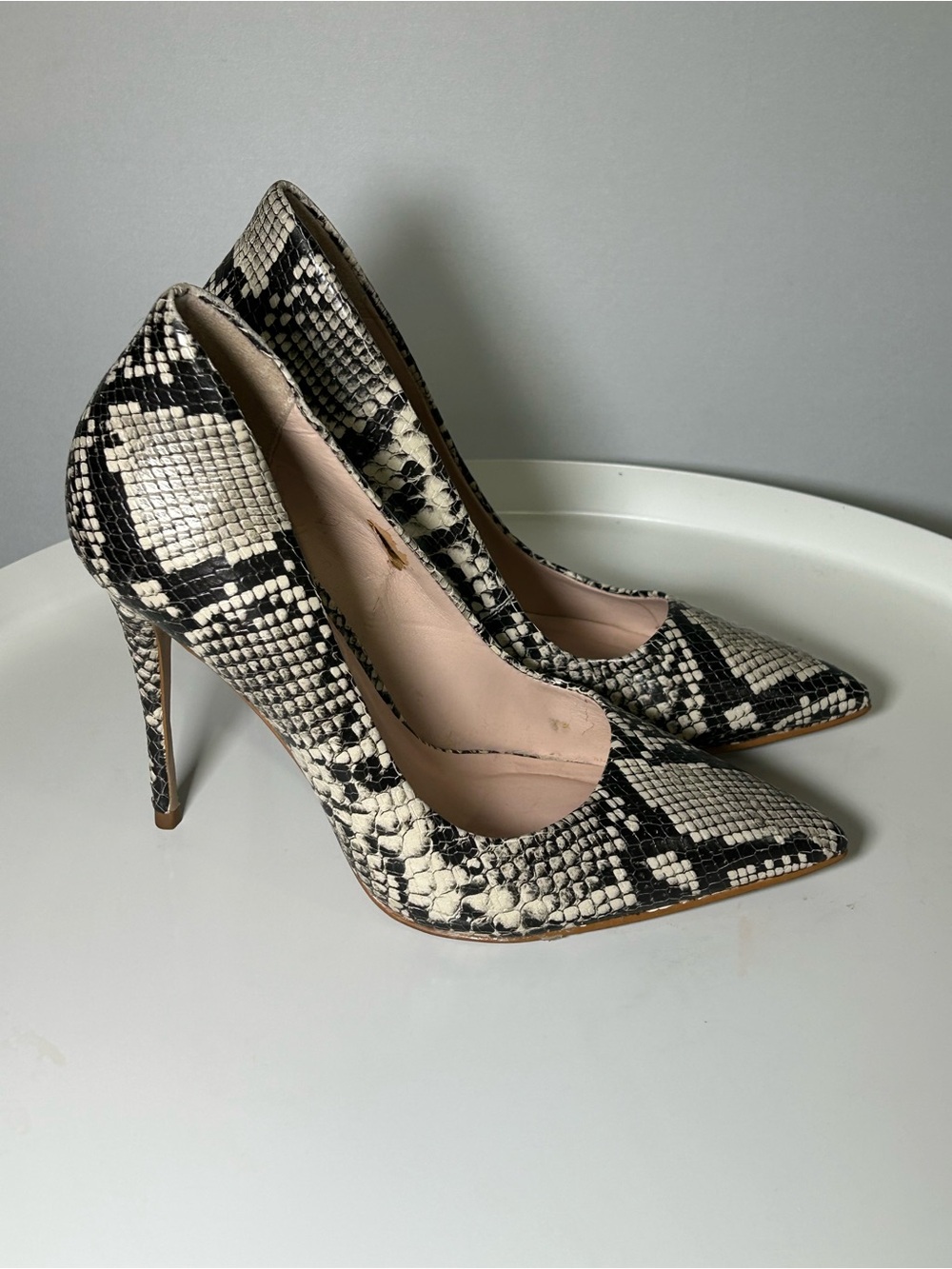ALDO Snakeskin Pointed-Toe Stiletto Pumps Size 8.5